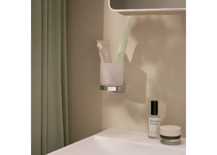 HG AddStoris S Стакан для зубної щітки, хром Hansgrohe 41769000