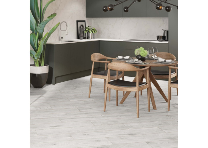 Керамограніт CERAMICA DESEO Oland білий 120x23 см 536478