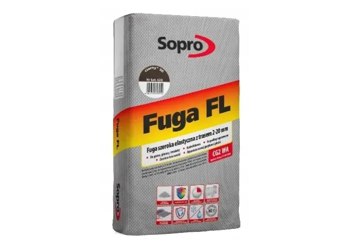Затирка для швів Sopro FL 628 чорна №90 (25 кг)