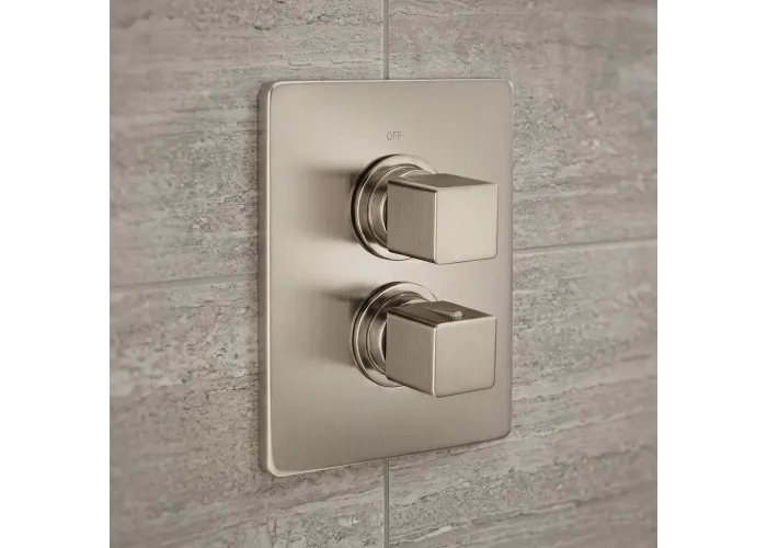 CUBIC Зовнішня частина термостата для душу, Brushed Nickel CISAL інший CU018100.2F