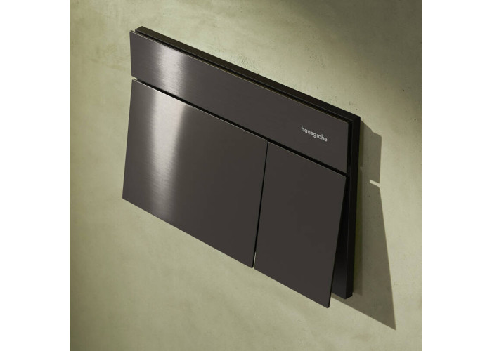 66003340 HG Змивна клавіша  iFrame Element E, brushed black chrome (1 сорт)