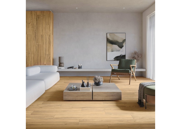 Керамограніт Ceramika Gres SIMPLE бежевий 120.2x19.3 см 5903313346955