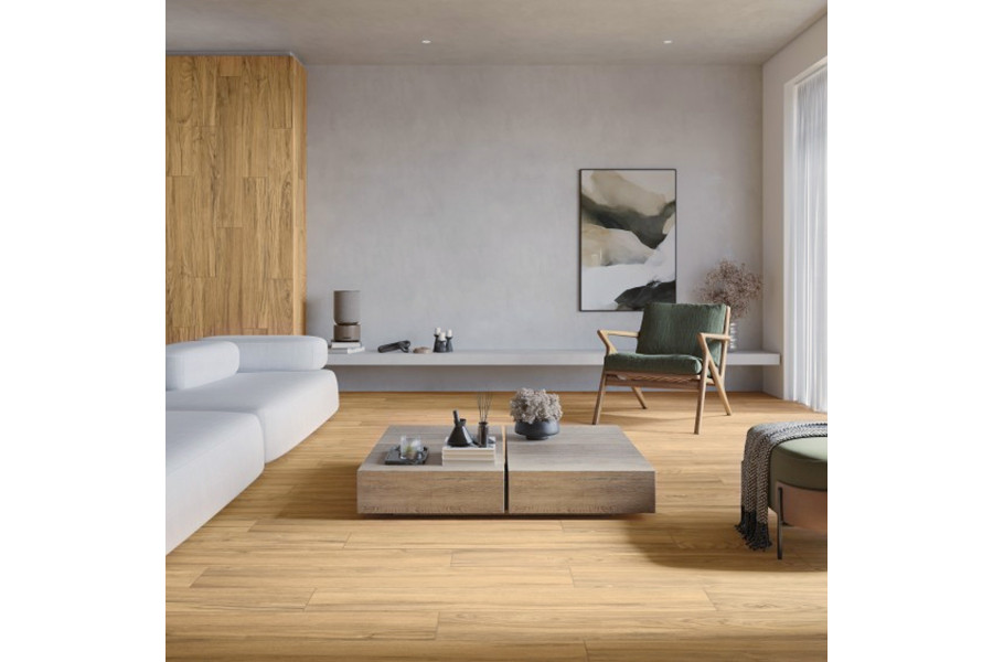 Керамограніт Ceramika Gres SIMPLE бежевий 120.2x19.3 см 5903313346955