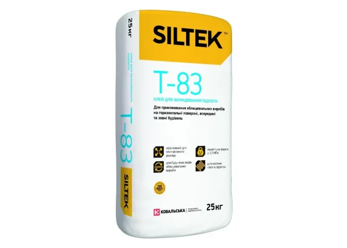 Клей для облицювання підлоги Siltek T-83 (25 кг)