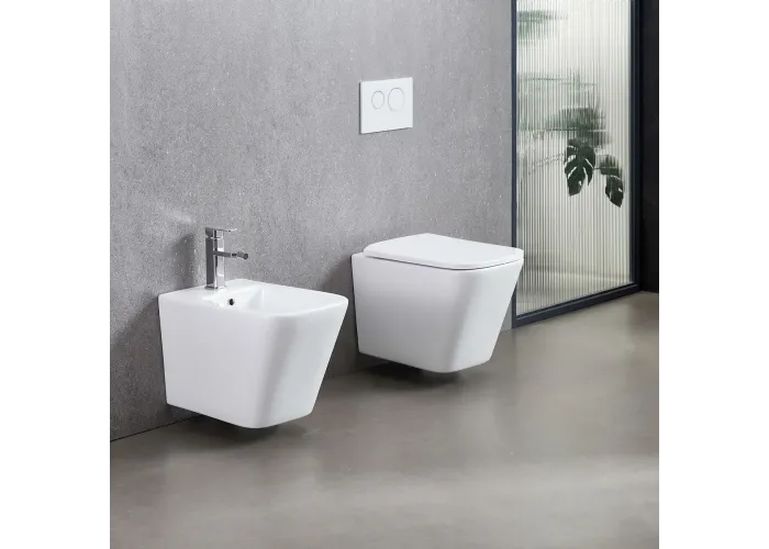 Біде підвісне DEVIT Flow square білий DFL0520400W