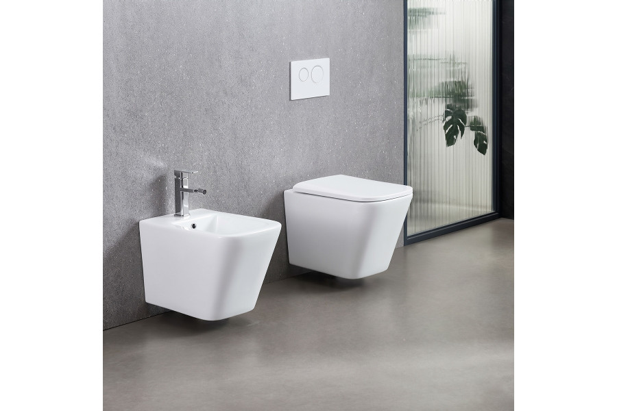 Біде підвісне DEVIT Flow square білий DFL0520400W