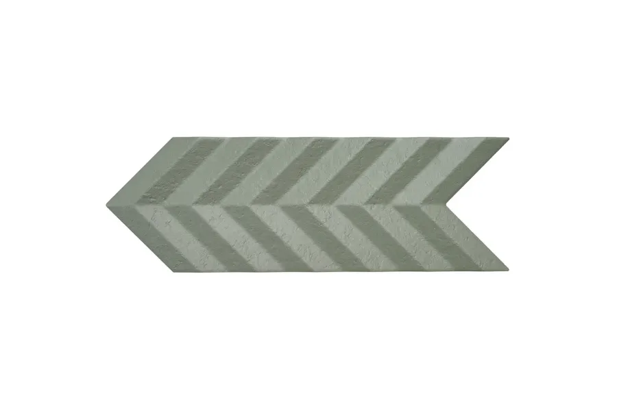 Плитка PERONDA Fold зелений 38x15 см 553549