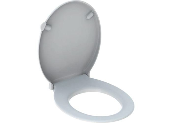 501.559.01.1 Selnova Comfort Дюропластове сидіння з кришкою для людей з обмеженими фізичними можливостями, Duroplast, колір білий (1 сорт)